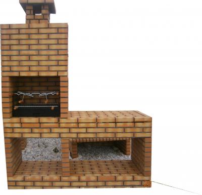 Barbecue en brique réfractaires